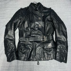 Black Leather Motorcycle Jacket